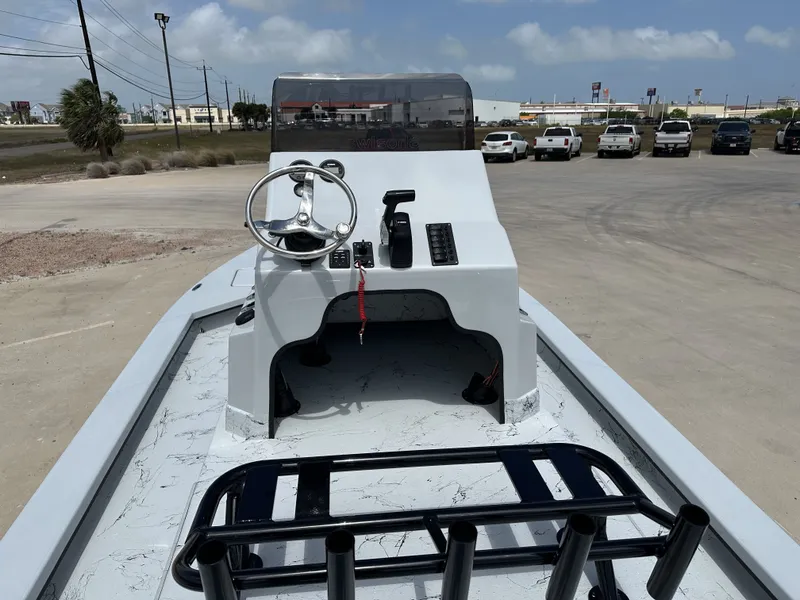 Slide: The Image of Interior view of a 2026 Shoalwater 23' Catamaran. - 15