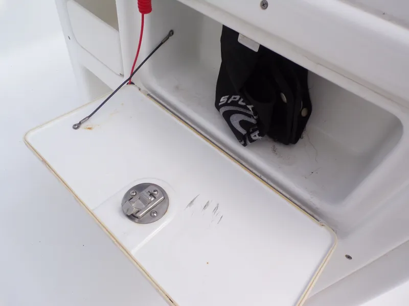 Slide: The Image of Storage compartment in Sportsman 207 Masters boat, 2016 model. - 12