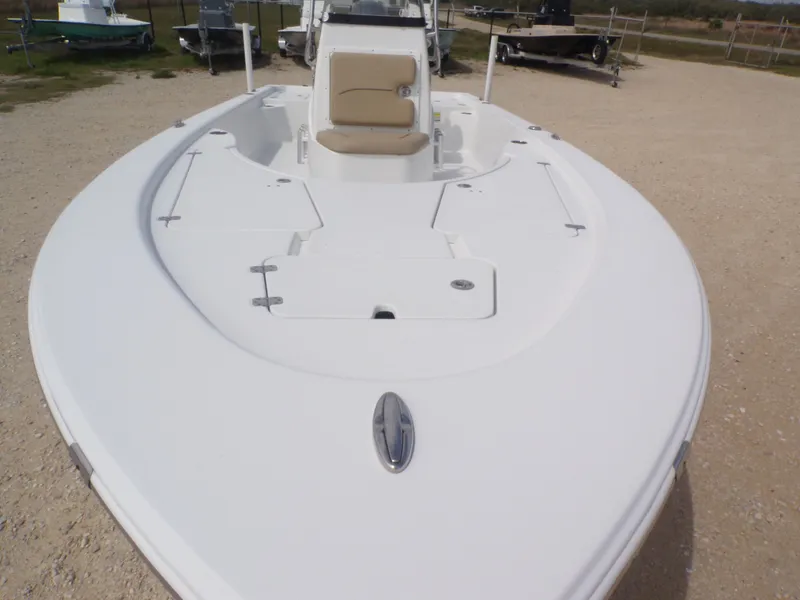 Slide: The Image of 2016 Sportsman 207 Masters boat on dry dock. - 20