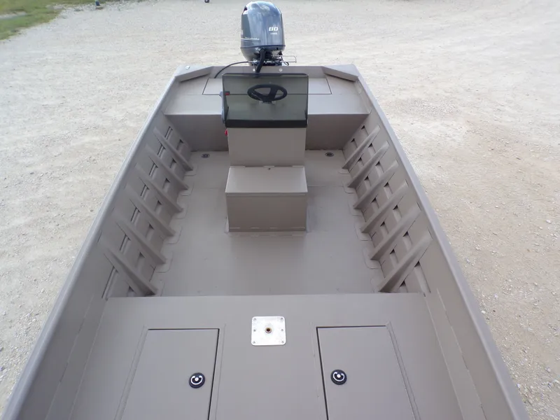 Slide: The Image of Weldcraft 1850 MUVDD SP DLX CC FO boat, 2026 model, interior view. - 16