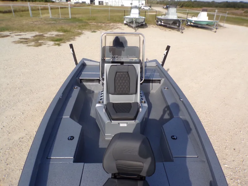 Slide: The Image of 2026 Xpress H20B Bay boat with modern design and comfortable seating. - 13
