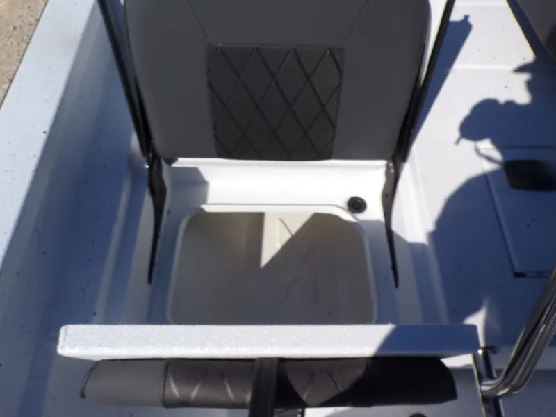 Slide: The Image of Interior of 2026 Xpress H22B Bay showing seat details. - 20