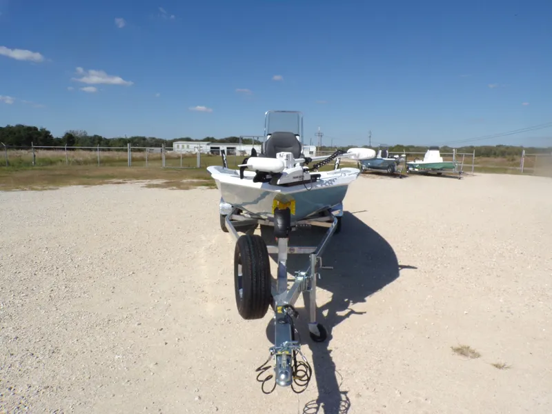 Slide: The Image of 2026 Xpress H22B Bay boat on trailer outdoors. - 5