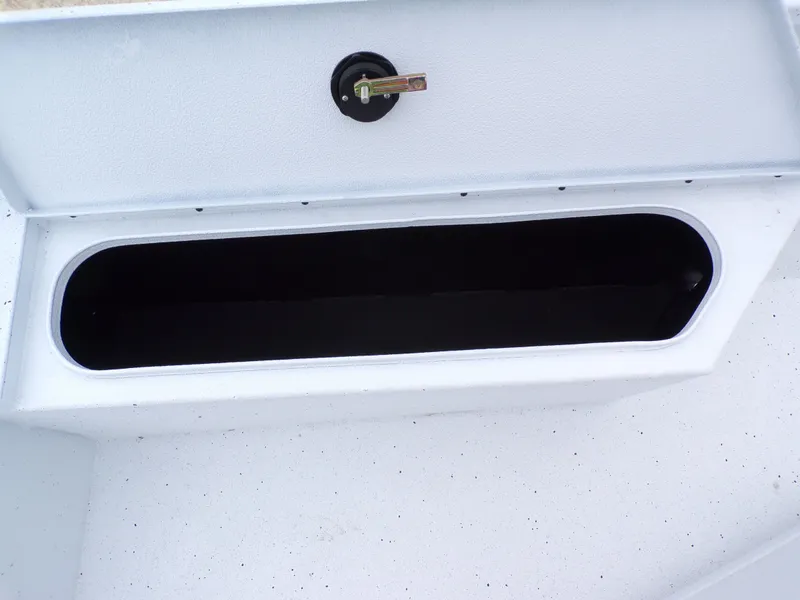 Slide: The Image of Xpress SW20B 2026 boat hatch with locking mechanism. - 25