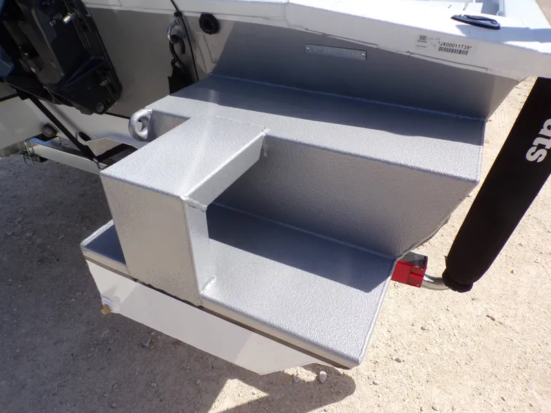 Slide: The Image of Rear view of a 2026 Xpress SW20B boat. - 12