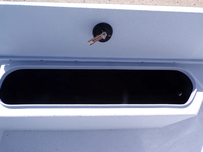 Slide: The Image of Xpress SW20B 2026 boat hatch with black handle. - 20