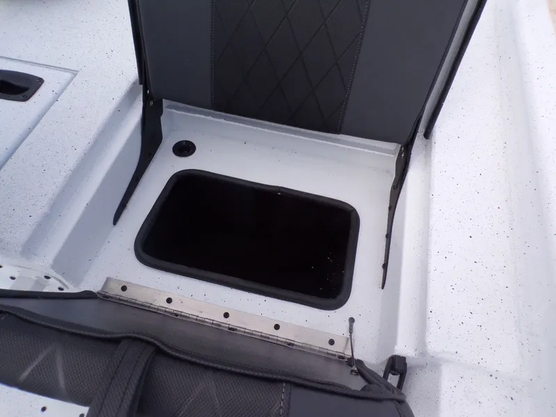 Slide: The Image of Interior of 2026 Xpress XP20CC with storage compartment. - 23