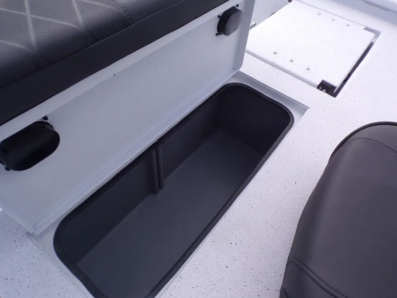 Slide: The Image of Storage compartment in Xpress XP20CC boat, model 2026. - 9