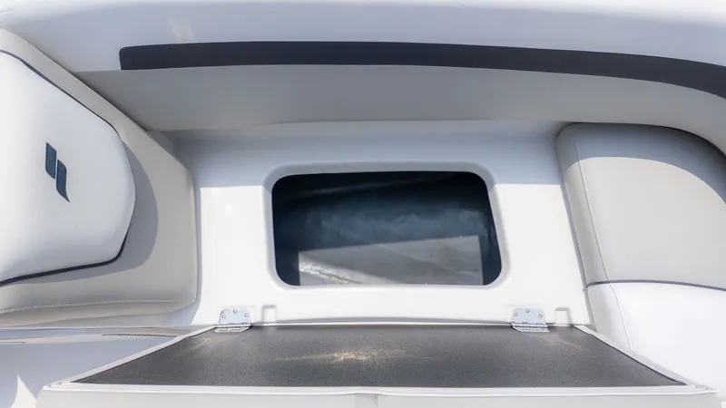 Slide: The Image of Storage compartment in Starcraft 191SVX boat, 2023 model. - 15