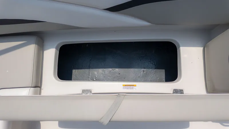 Slide: The Image of Storage compartment in Starcraft 191SVX boat, 2023 model. - 8