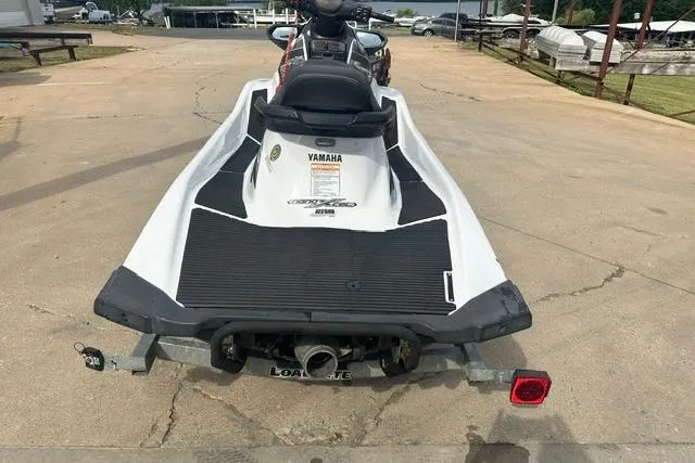 Slide: The Image of 2016 Yamaha WaveRunner VX Cruiser on trailer, rear view, parked outdoors. - 7