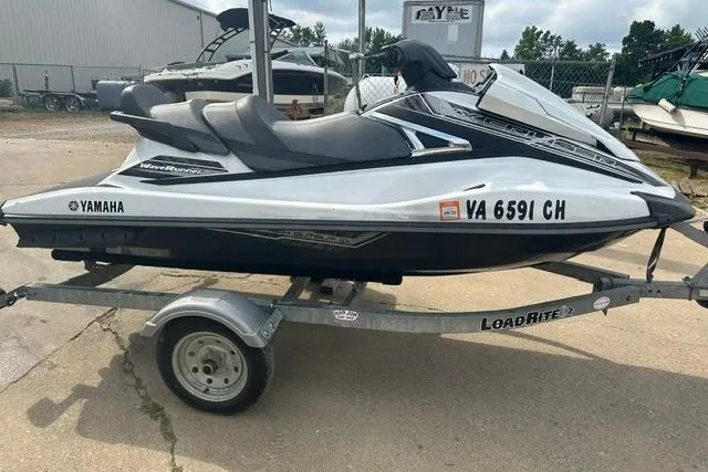 Slide: The Image of 2016 Yamaha WaveRunner VX Cruiser on trailer, parked outdoors. - 9