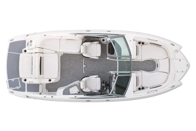 Slide: The Image of Manufacturer Provided Image: Top view of 2018 Chaparral 224 Sunesta boat interior layout. - 27