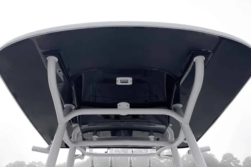 Slide: The Image of Stingray 236 CC 2026 boat roof with sturdy supports. - 4