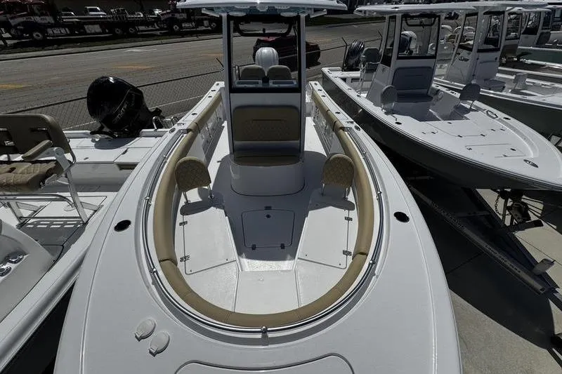 Slide: The Image of 2026 Sportsman Open 232 Center Console boat with spacious seating and modern design. - 6