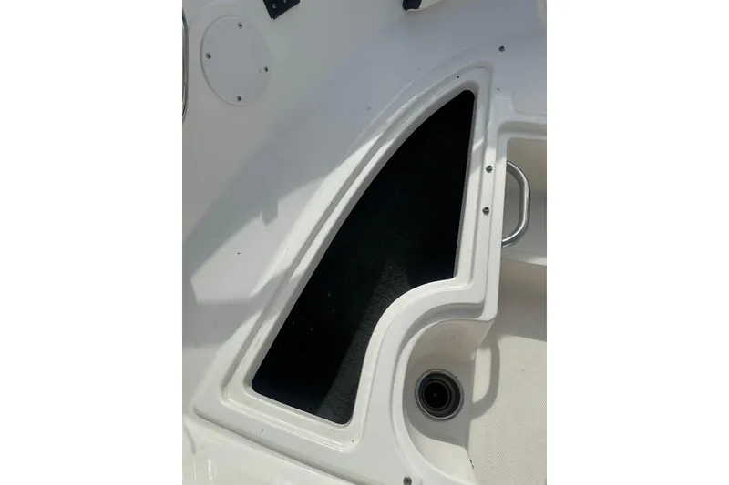 Slide: The Image of 2017 Sea Ray SPX 190 Outboard boat interior storage compartment. - 37