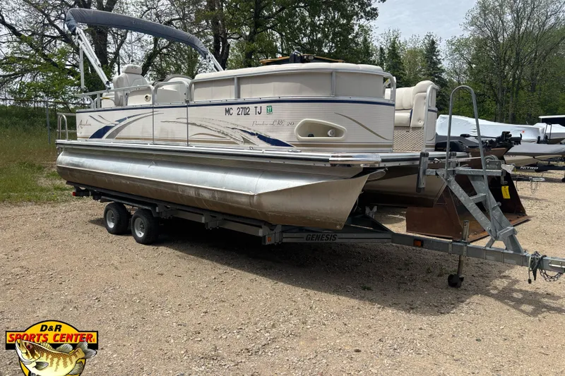 The Image of 2008 Avalon Paradise 20' pontoon boat on trailer at D&R Sports Center. - 0