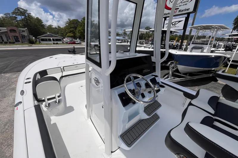 Slide: The Image of 2026 Tidewater 2300 Carolina Bay boat cockpit view. - 13