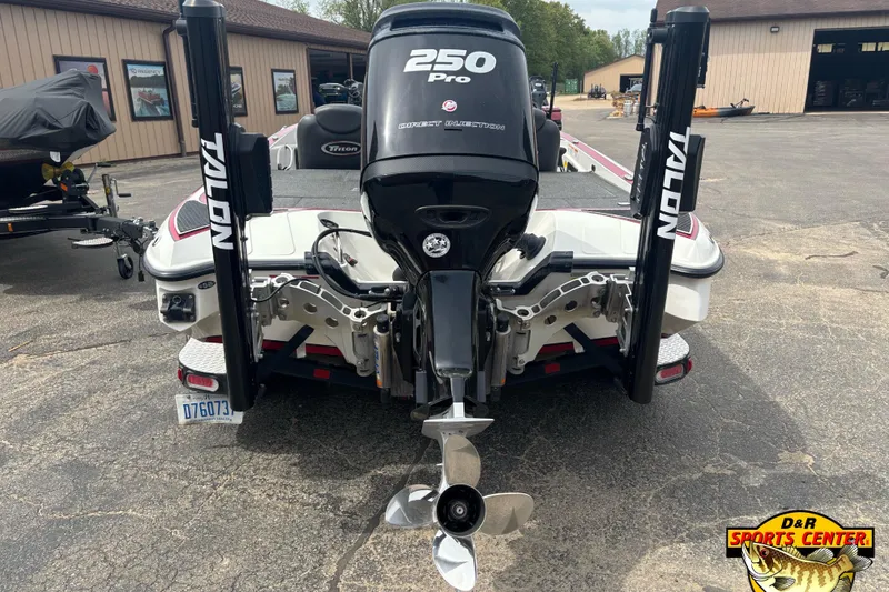 Slide: The Image of 2018 Triton 20 TrX boat with 250 Pro engine at D&R Sports Center. - 3