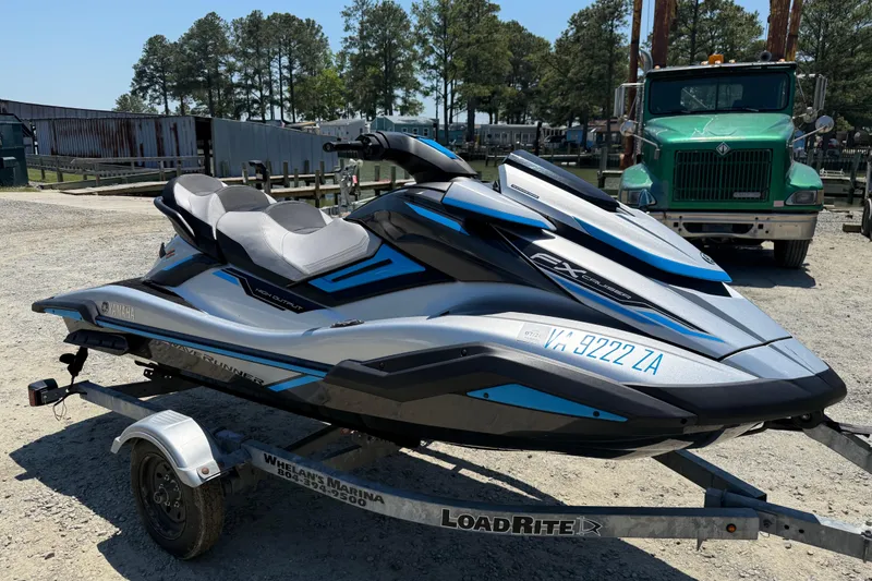 The Image of 2020 Yamaha WaveRunner FX Cruiser HO on trailer, parked outdoors. - 0