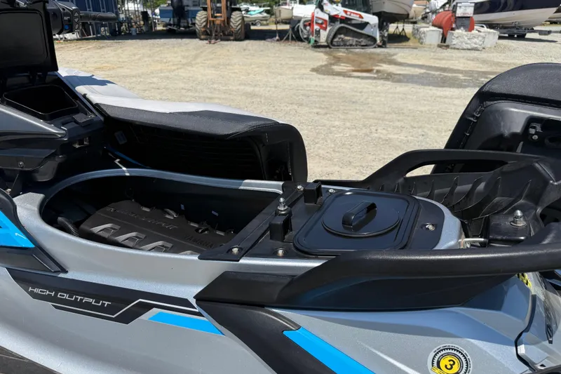 Slide: The Image of 2020 Yamaha WaveRunner FX Cruiser HO engine compartment, showcasing high output features. - 5