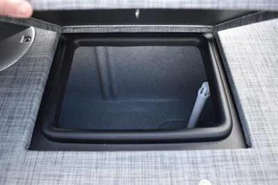Slide: The Image of Storage compartment of 2026 Princecraft Ventura 194 boat, featuring a sleek, modern design. - 10