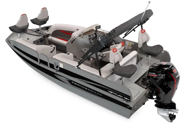 Slide: The Image of Manufacturer Provided Image: 2026 Princecraft Ventura 194 boat with seating and Mercury Pro XS outboard motor. - 30
