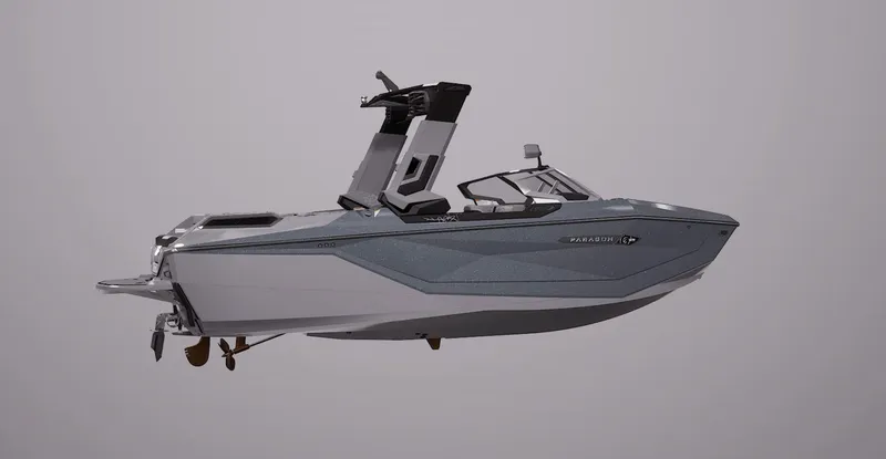 Slide: The Image of 2026 Nautique Super Air Nautique G23 Paragon boat side view. - 4