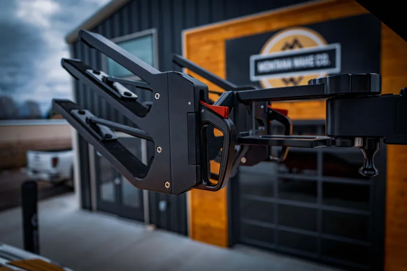 Slide: The Image of Close-up of a MasterCraft X24 boat detail, 2023 model. - 13