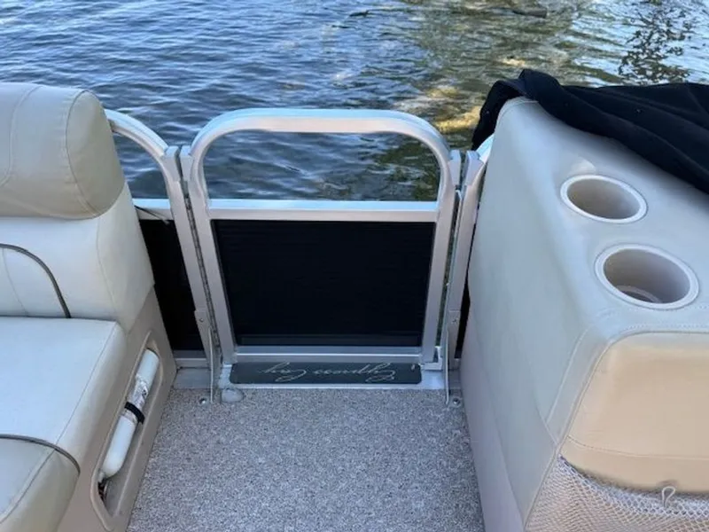 Slide: The Image of Interior of a 2011 Cypress Cay 220 Cabana pontoon boat. - 14
