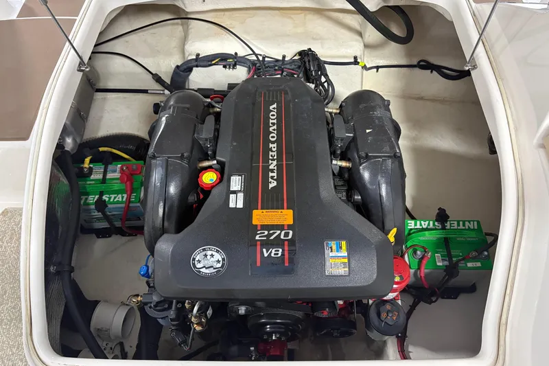 Slide: The Image of Volvo Penta 270 V8 engine in 2012 Chaparral 244 Sunesta boat. - 11