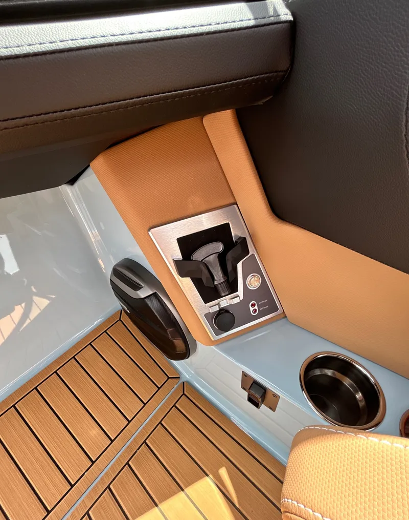 Slide: The Image of Interior of 2026 MasterCraft XT23 with control panel. - 31