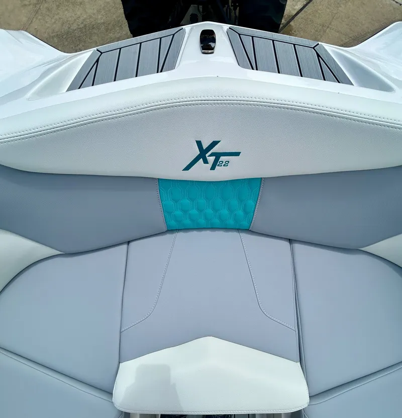 Slide: The Image of Rear seat of the 2026 MasterCraft XT22 boat. - 18