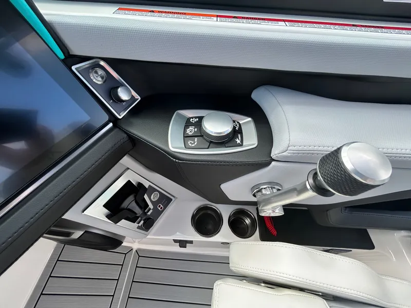 Slide: The Image of Interior of 2026 MasterCraft XT22 with control console. - 29