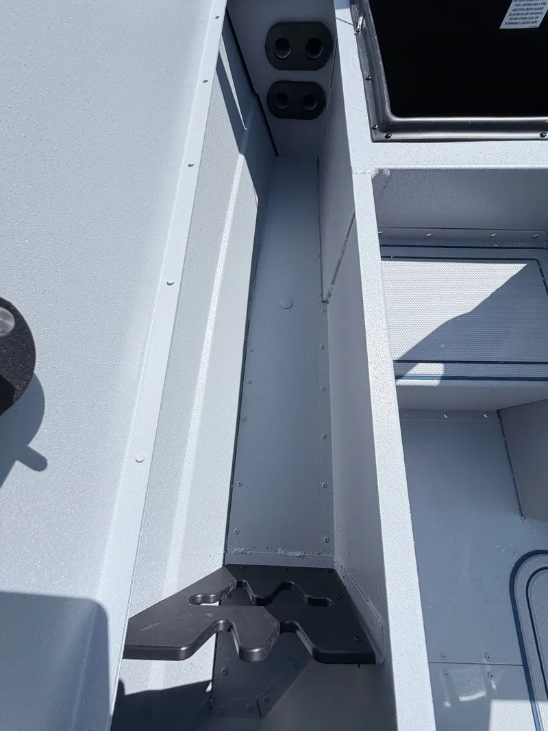 Slide: The Image of Interior view of G3 Gator Tough 20CCJ DLX boat, year 2026. - 16