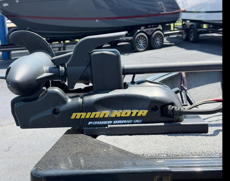 Slide: The Image of Minn Kota Power Drive V2 on a 2012 G3 V167 boat. - 15