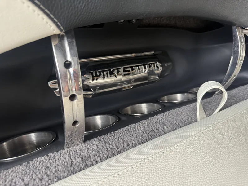 Slide: The Image of Interior of 2012 Malibu Wakesetter 23 LSV with stainless steel accents. - 30