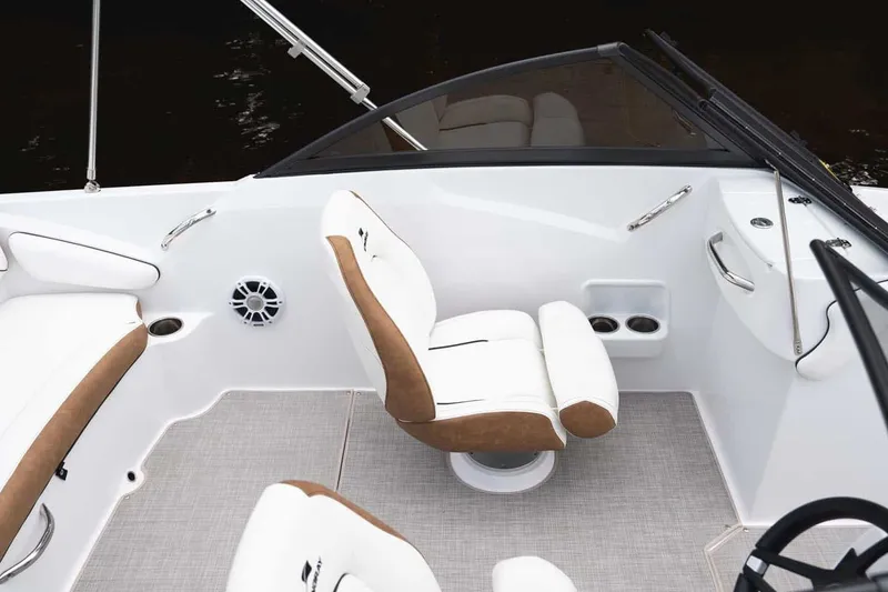 Slide: The Image of Interior of Stingray 191 DC 2026 with white seating. - 5