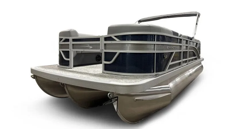 The Image of 2025 Bennington 20SL-SPS pontoon boat, side view, modern design. - 1
