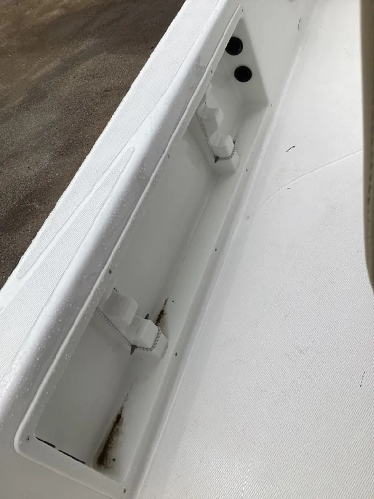 Slide: The Image of Interior view of Blazer PureBay 2400 boat, model year 2026. - 31