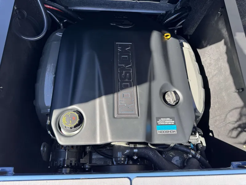 Slide: The Image of Engine compartment of Axis A225 boat, year 2026. - 34