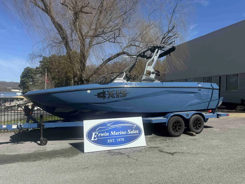 Slide: The Image of 2026 Axis A225 boat displayed at Erwin Marine Sales. - 7