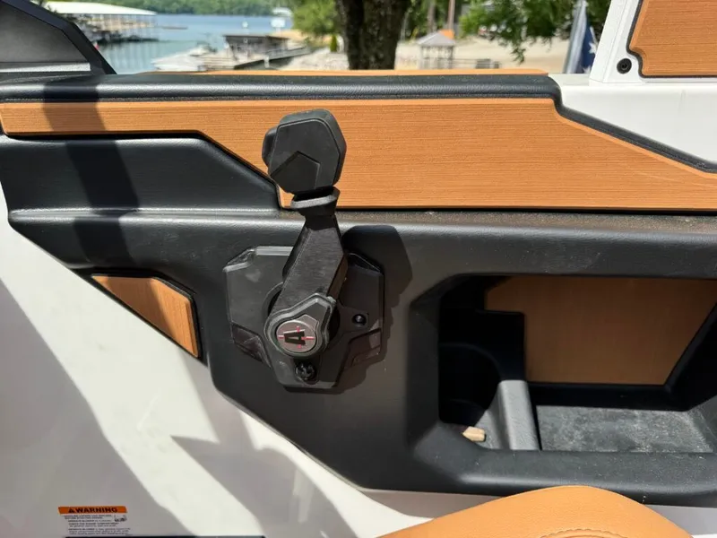 Slide: The Image of Interior view of Axis T250 boat door, model year 2026. - 23