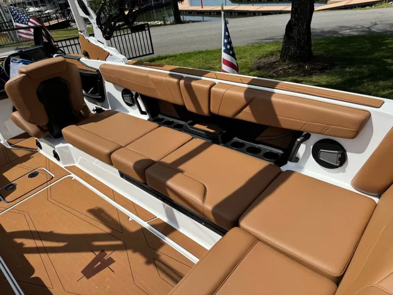 Slide: The Image of Luxurious seating in Axis T250 boat, model year 2026. - 5