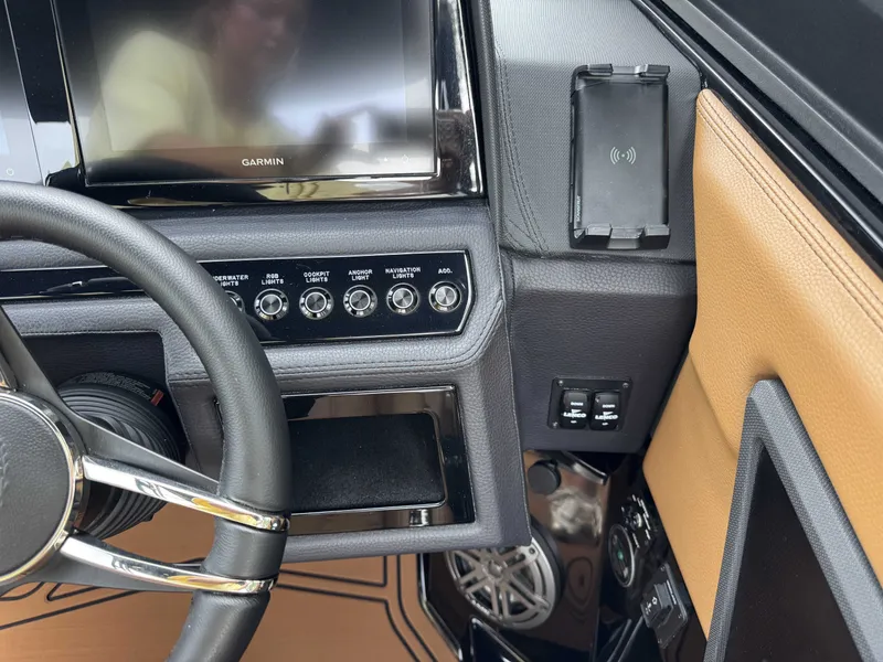 Slide: The Image of Interior of 2026 Cobalt R6 Surf with controls and display. - 10