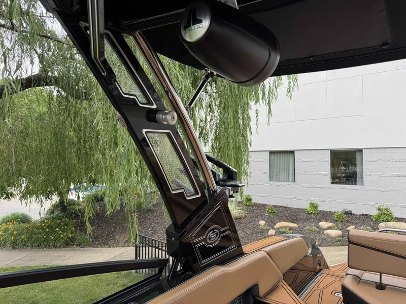 Slide: The Image of Interior of 2026 Cobalt R6 Surf with speakers and seating. - 14
