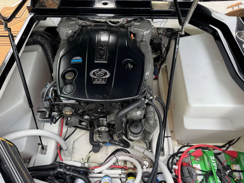 Slide: The Image of Engine compartment of 2026 Cobalt R6 Surf with Monsoon 5.3L engine. - 32
