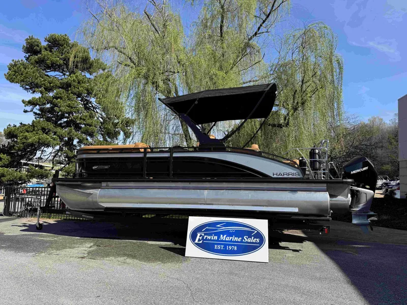 Slide: The Image of 2026 Harris Solstice 230 SLDH pontoon boat at Erwin Marine Sales. - 5