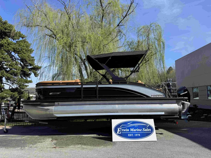 Slide: The Image of 2026 Harris Solstice 230 SLDH pontoon boat at Erwin Marine Sales. - 6