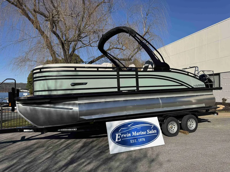 Slide: The Image of 2026 Harris Solstice 230 SLDH pontoon boat at Erwin Marine Sales. - 33